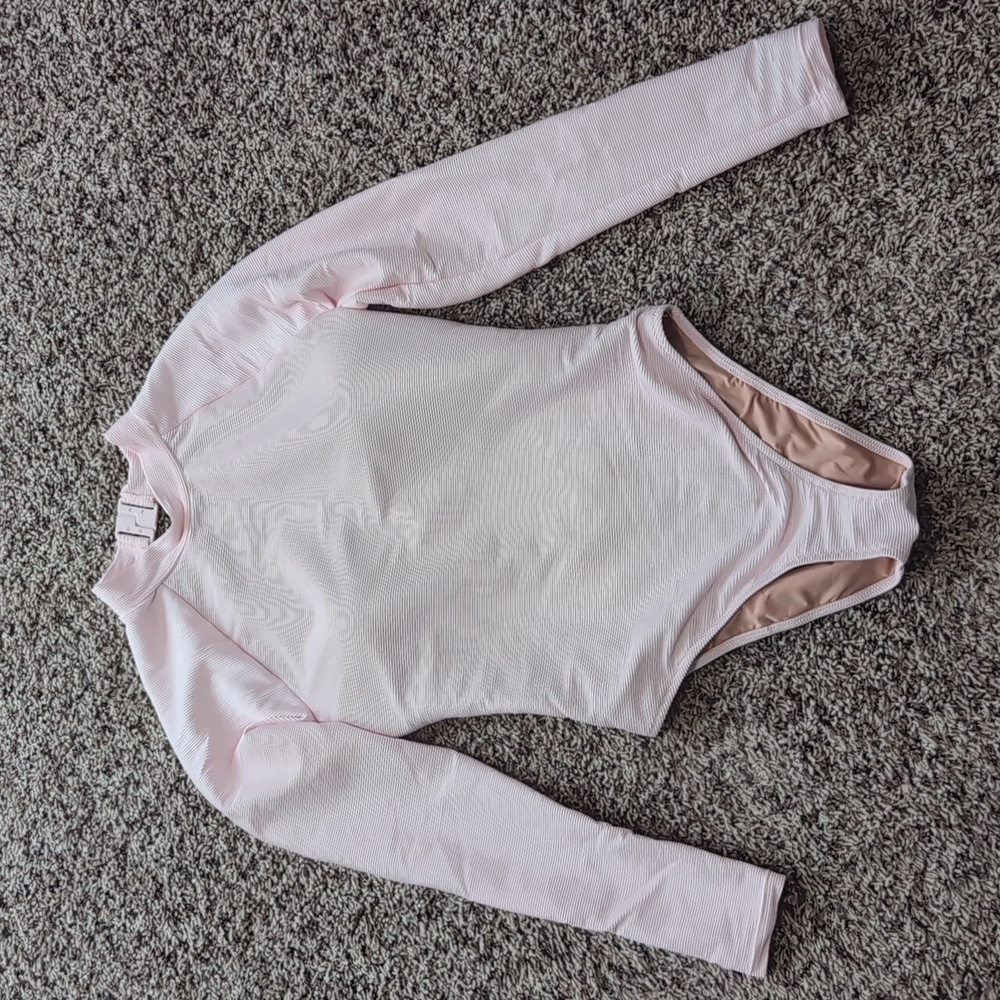 NWT Pink JCrew Swim Full Bodysuit Size 4